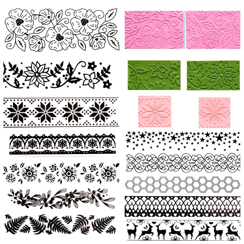 Gardening Tools Diy - SNASAN hojas flor estrella encaje cóncavo