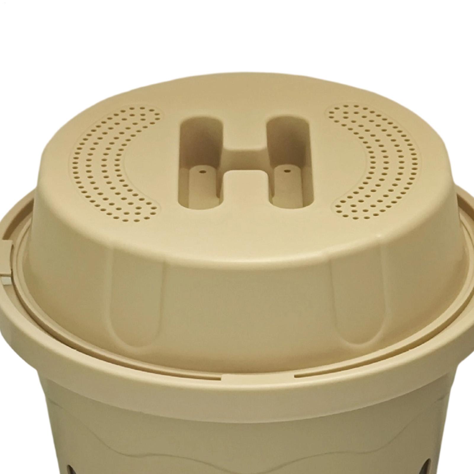 Compost Bin - Compostador de gusanos enterrado con orificios