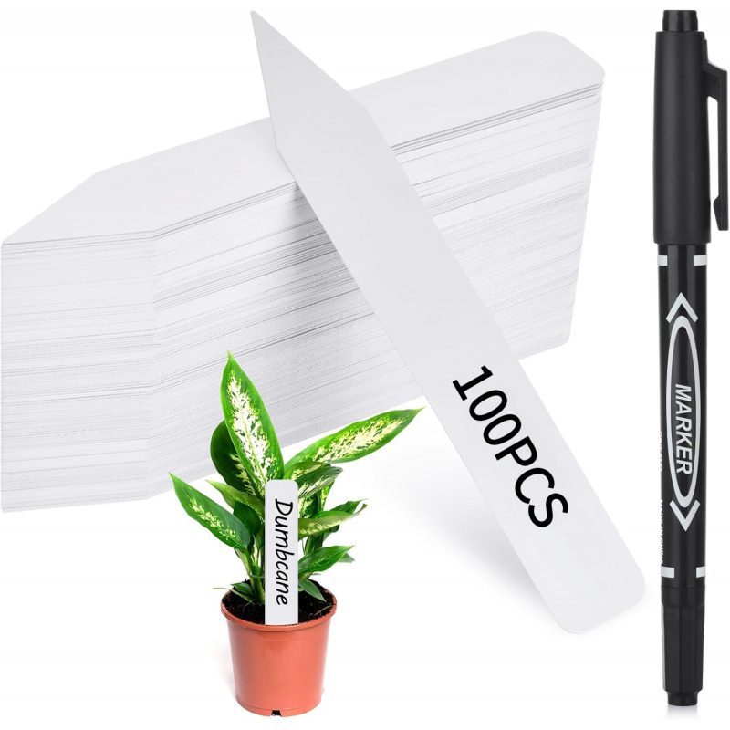 Garden Label Marker - Etiquetas de Jardín Impermeables para Plantas,