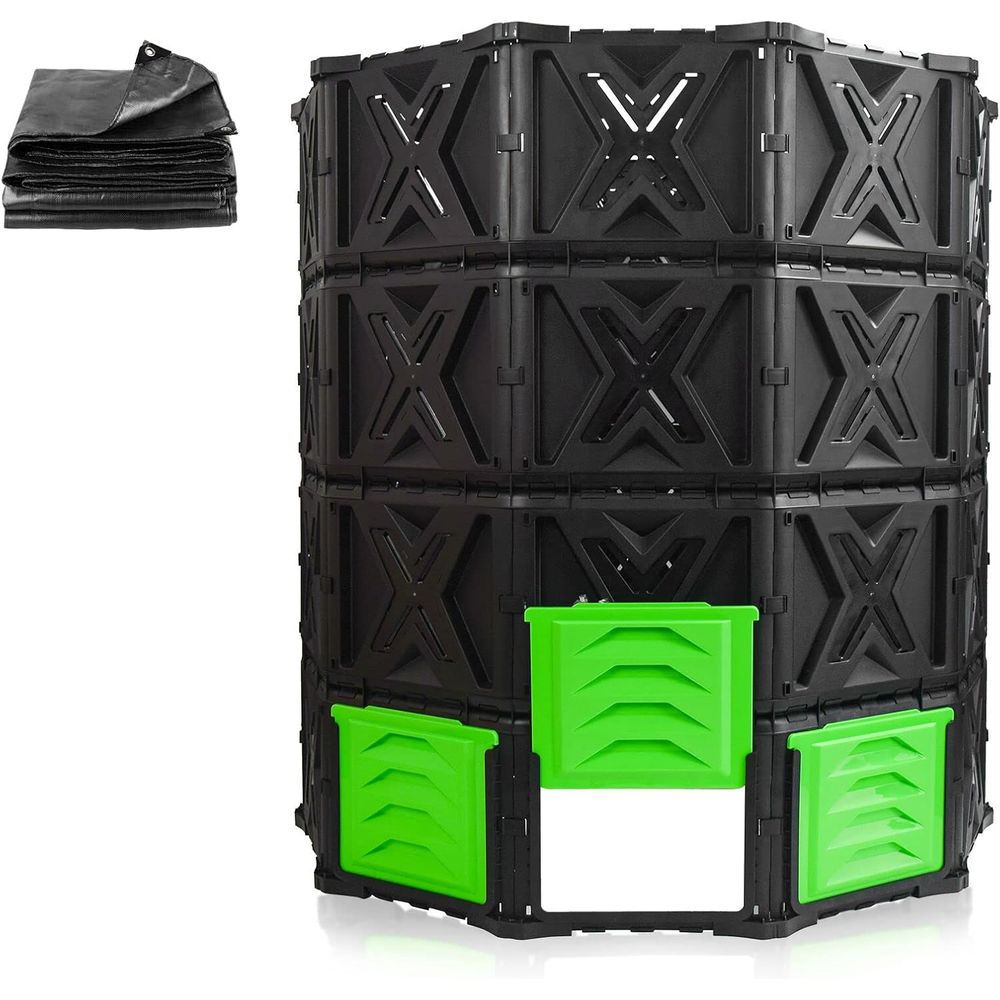 Compost Bin - Contenedor de abono grande XXL para