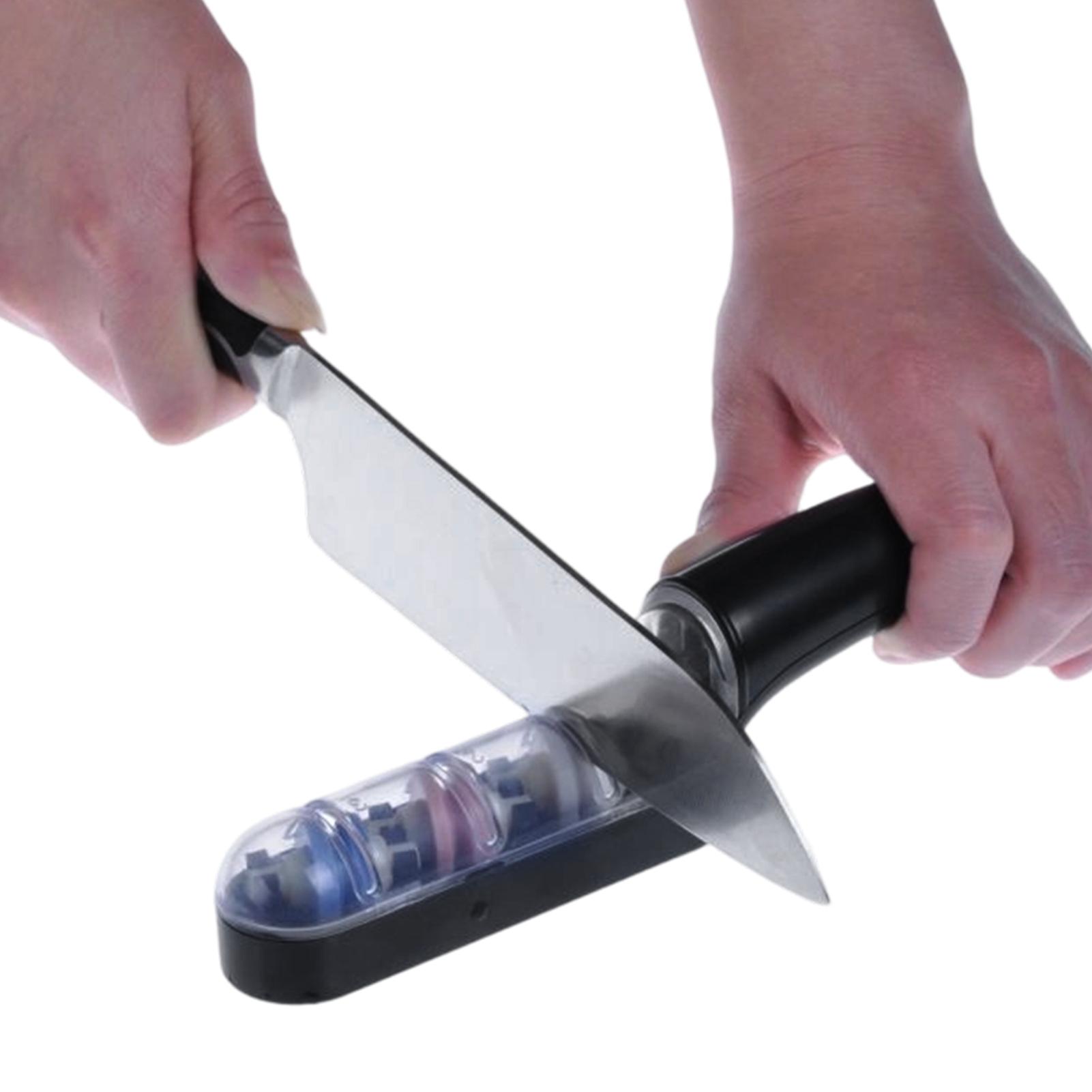 Gardening Tools For Seniors - Afilador de Herramientas de 3 Etapas,
