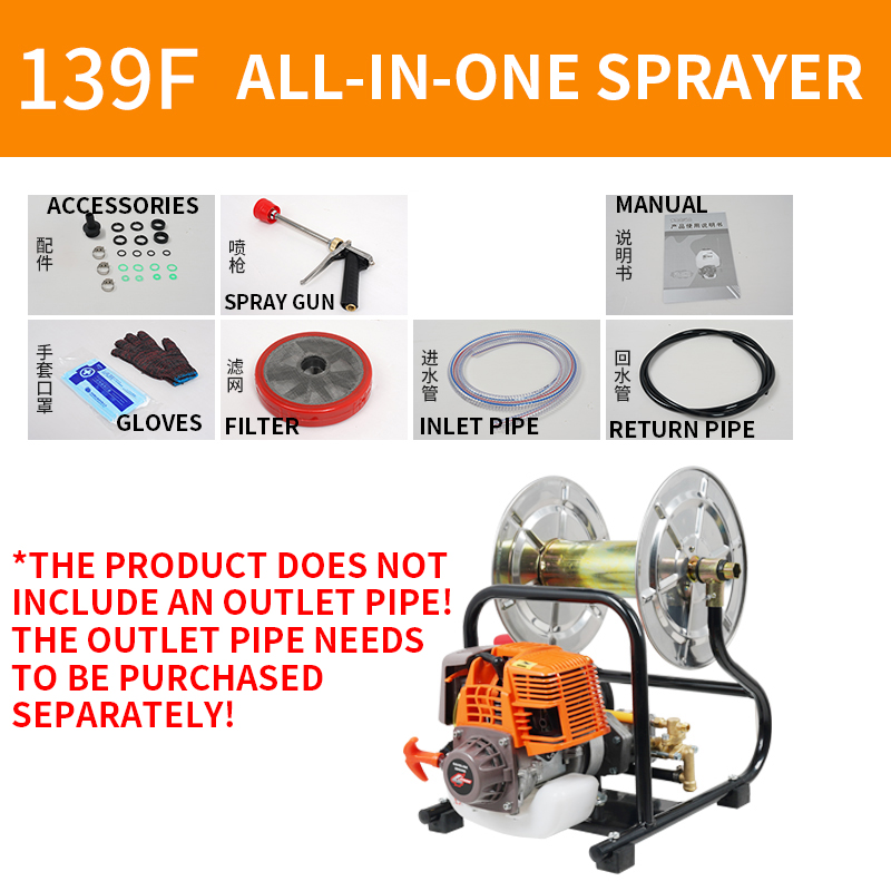 Gardening Tools Youtube - Pulverizador Integrado de Rodillo y Tubo