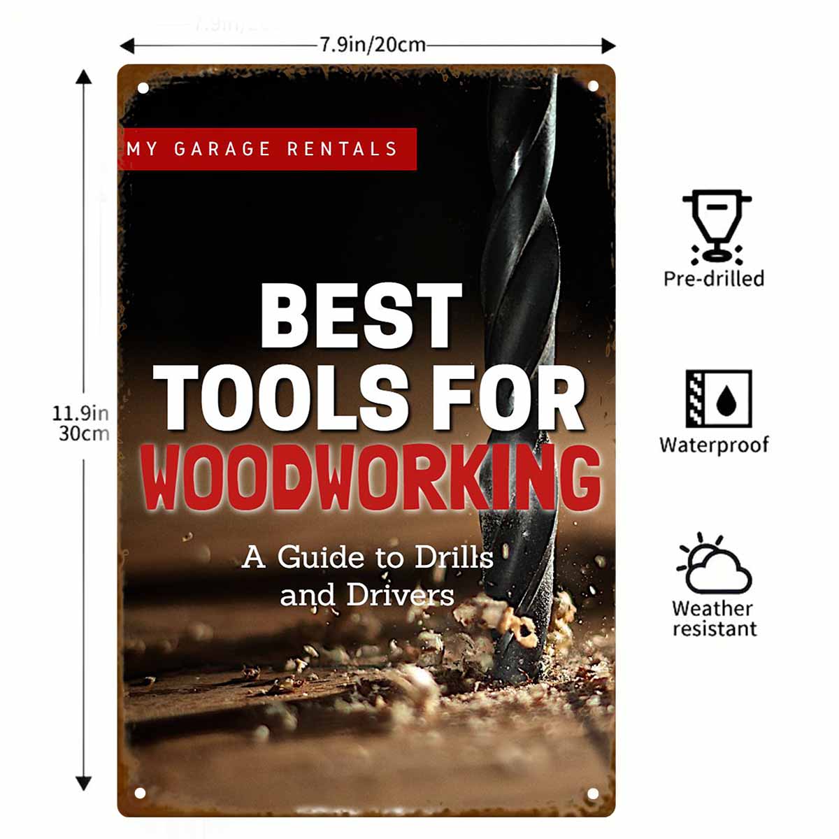 Letrero Metálico Decorativo 2D - Gardening Tools Best reseña y precio