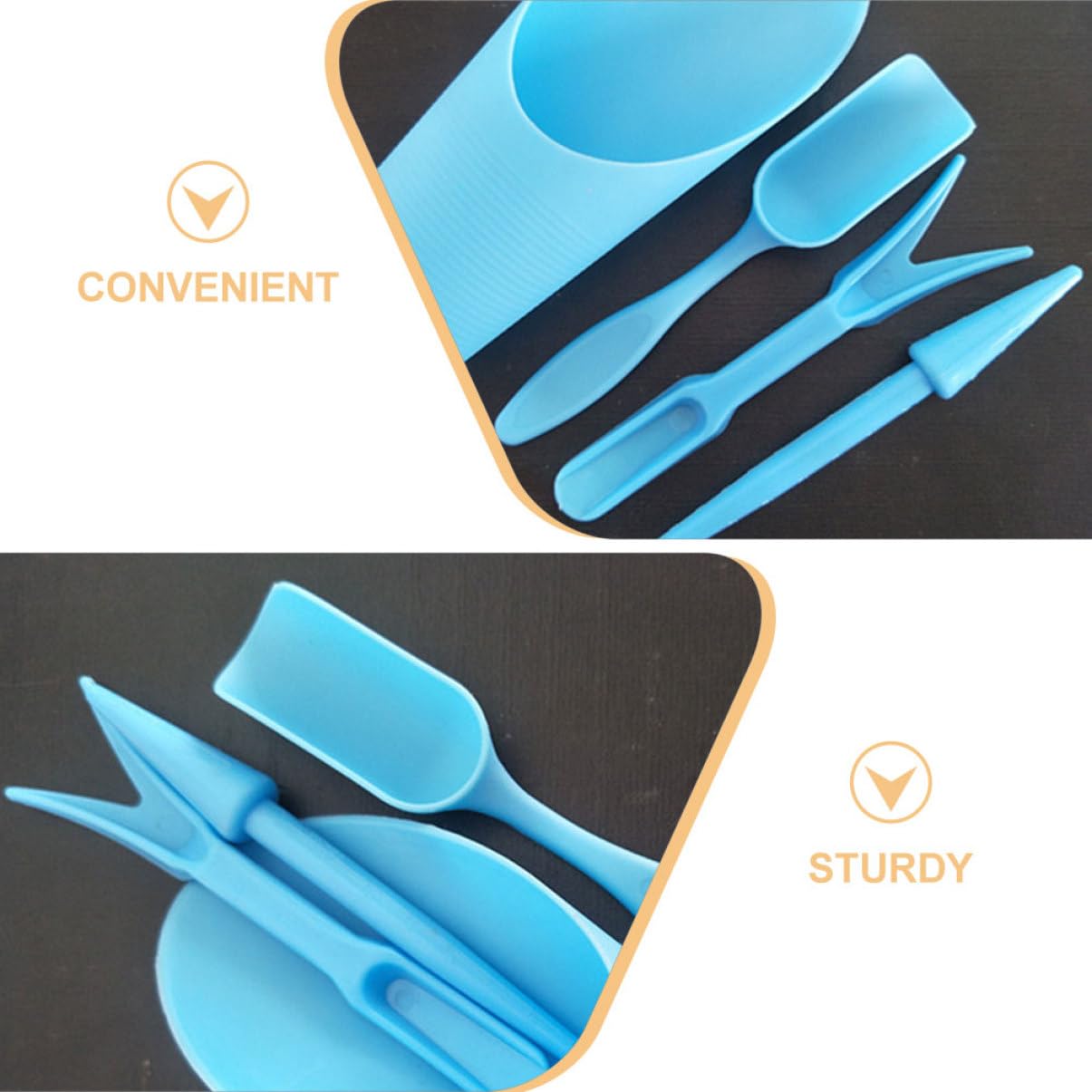 4 unids/set, pala de cubo dura - Gardening Tools Equipment reseña y precio