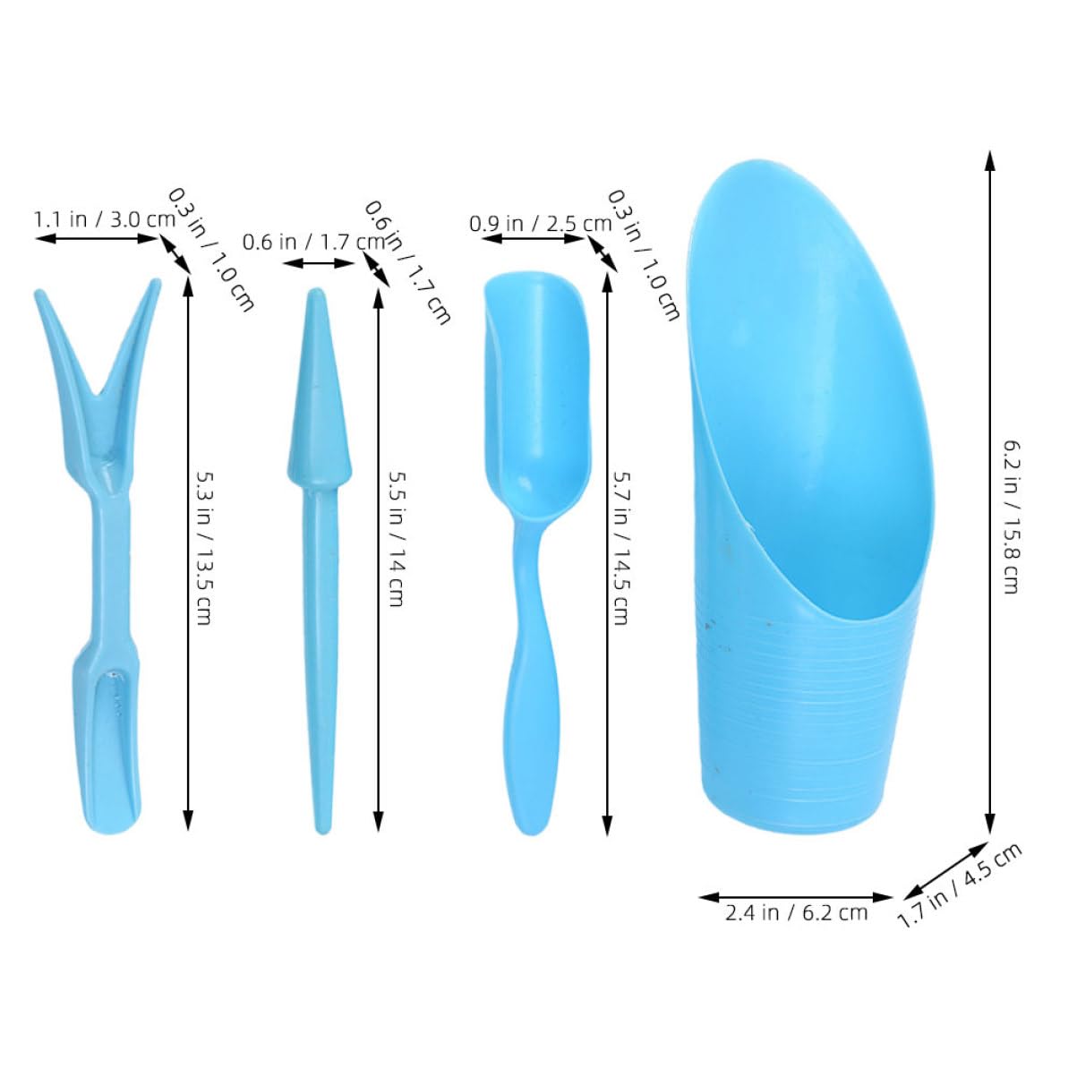4 unids/set, pala de cubo dura - Gardening Tools Equipment reseña y precio