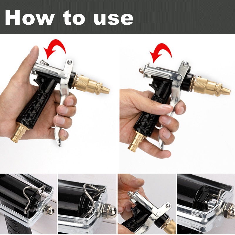 Pistola de agua de cobre para  - Gardening Tools Youtube reseña y precio