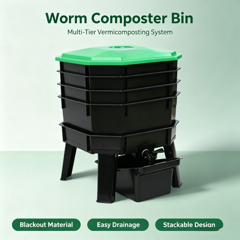 Compostador de gusanos para re - Compost Bin reseña y precio
