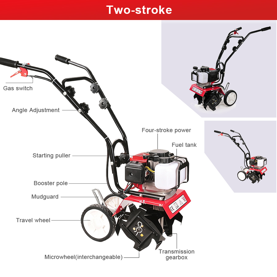 Microcultivador de Gasolina Tu - Gardening Tools Equipment reseña y precio