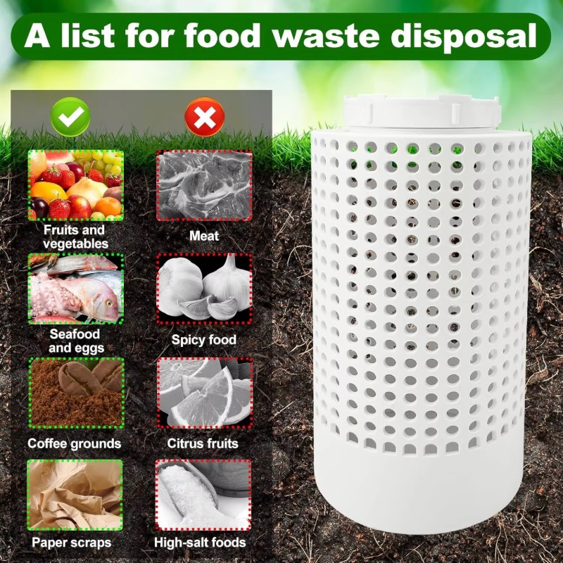 Kit de compostaje subterráneo  - Compost Bin reseña y precio