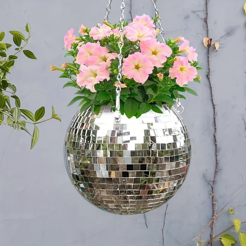Macetero de bolas de espejo de - Self-Watering Planter reseña y precio