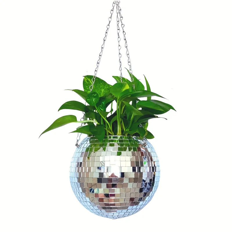 Macetero de bolas de espejo de - Self-Watering Planter reseña y precio