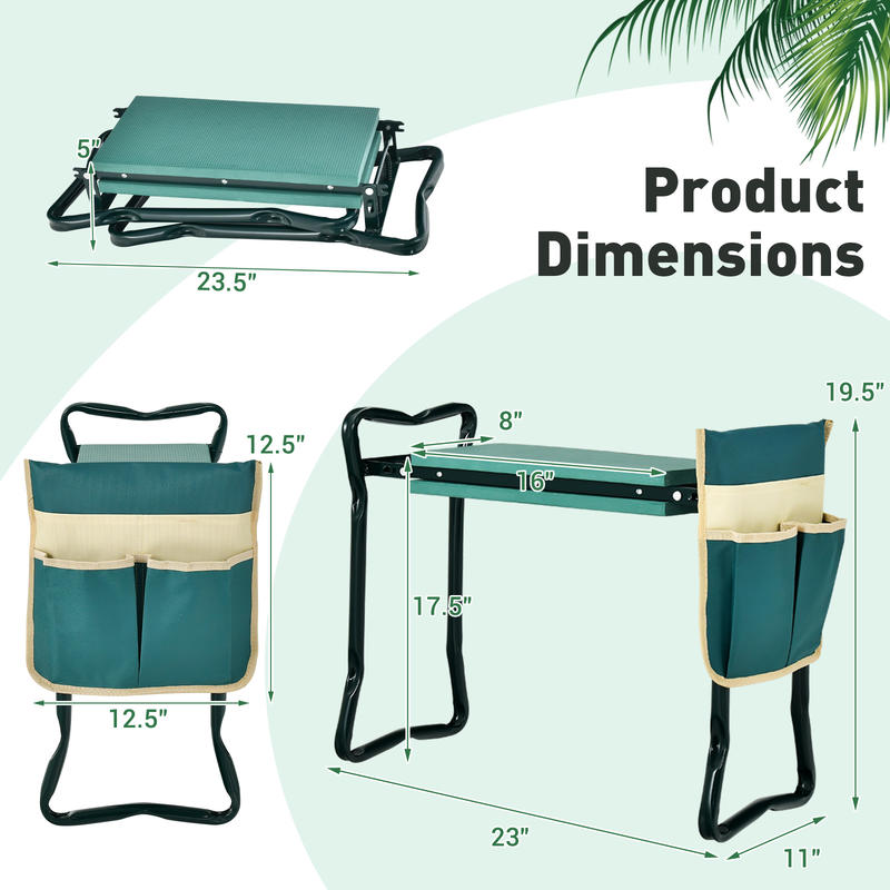 Asiento y rodillera para jardí - Gardening Tools For Seniors reseña y precio