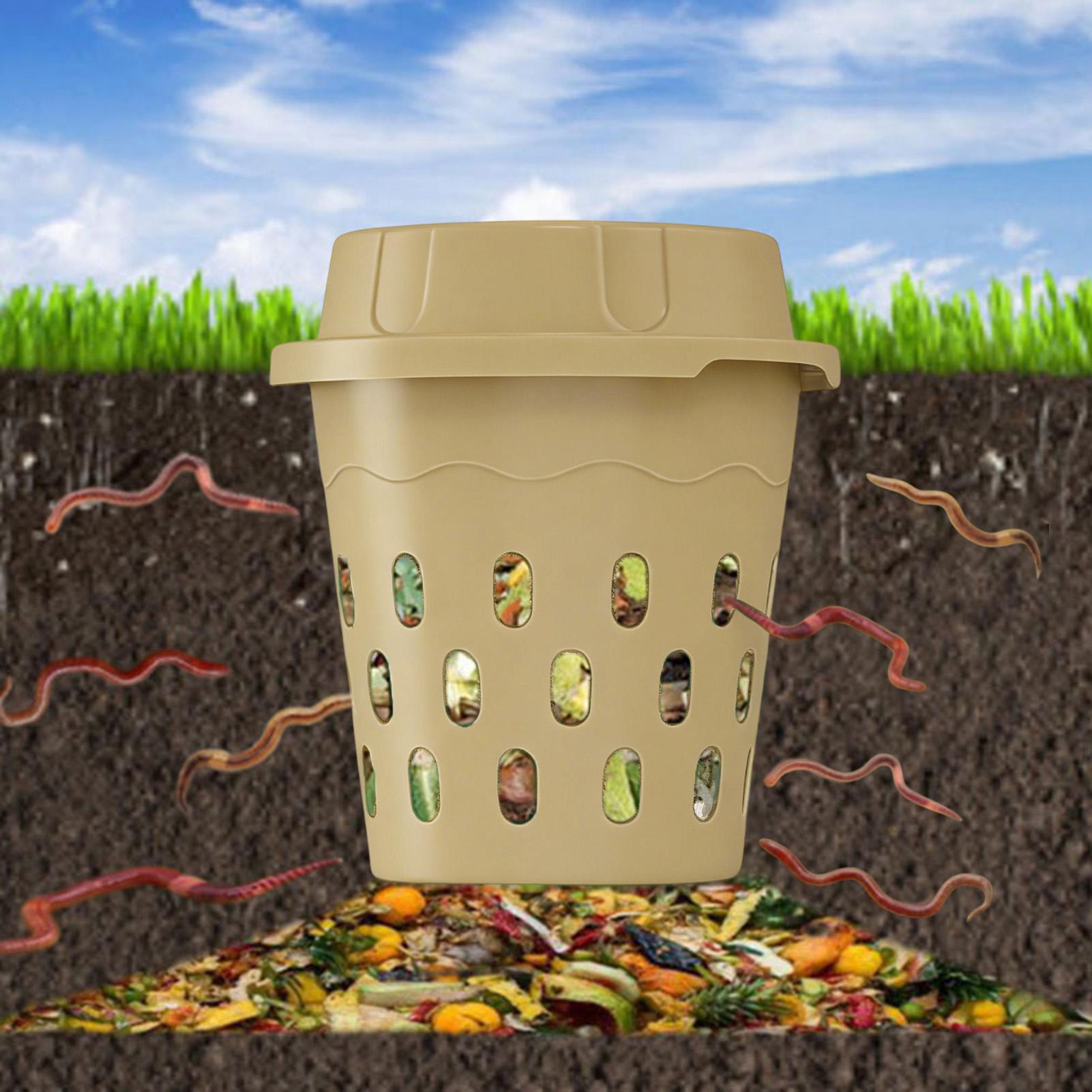 Compostador de gusanos enterra - Compost Bin reseña y precio