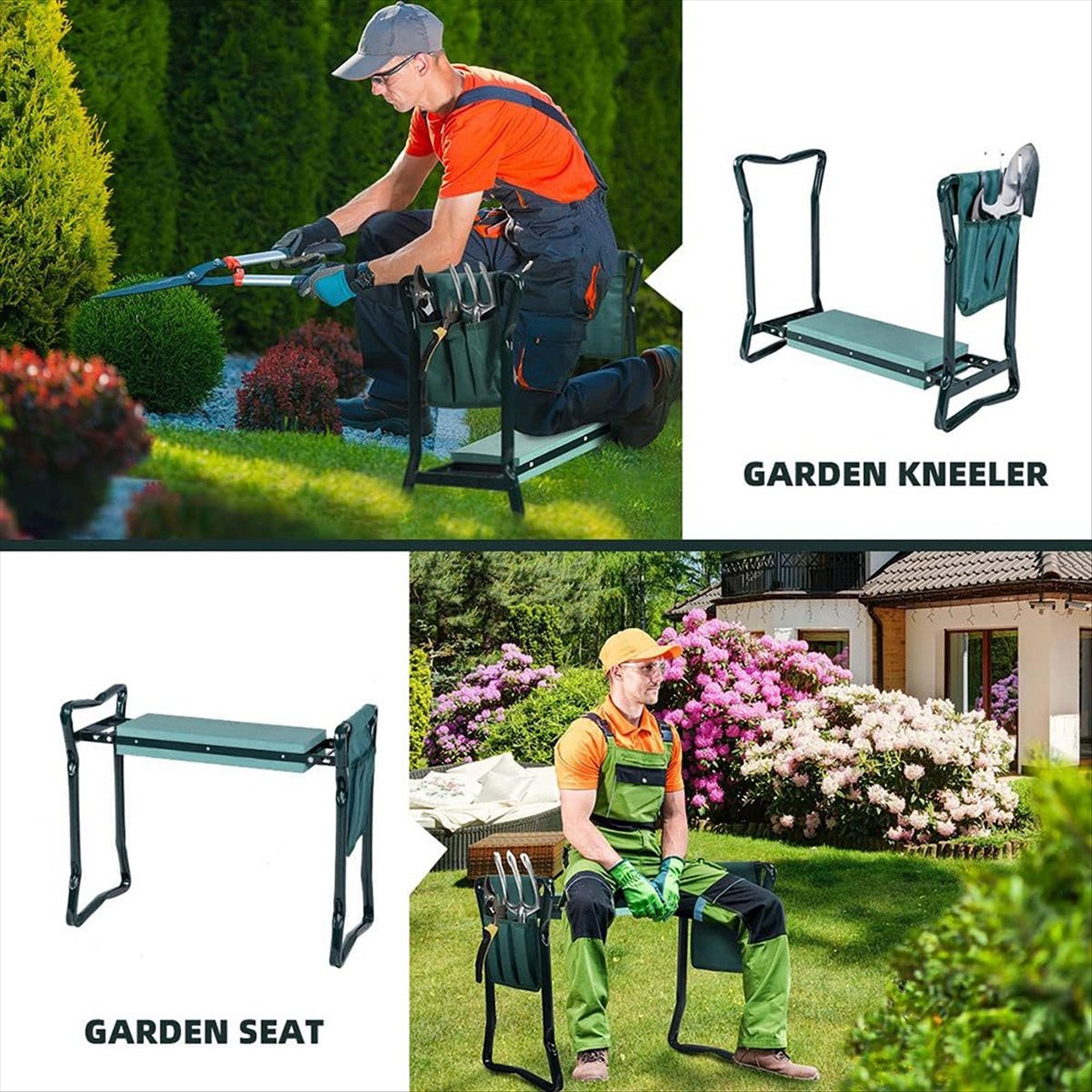 B23BBG Asiento y Rodillera de  - Gardening Tools For Seniors reseña y precio