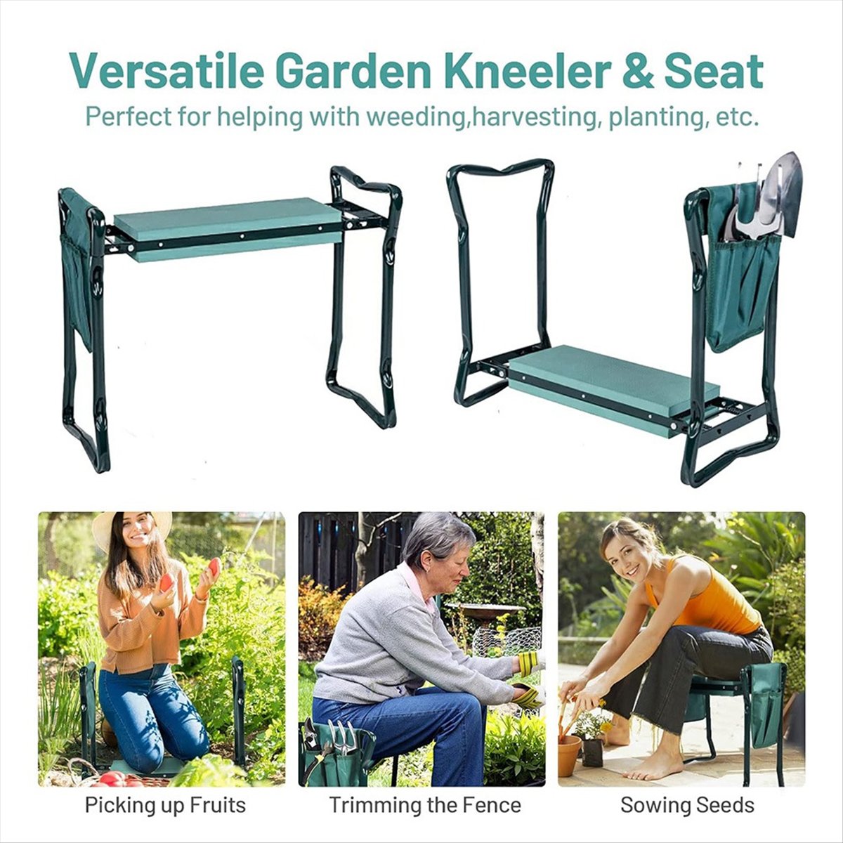 B23BBG Asiento y Rodillera de  - Gardening Tools For Seniors reseña y precio