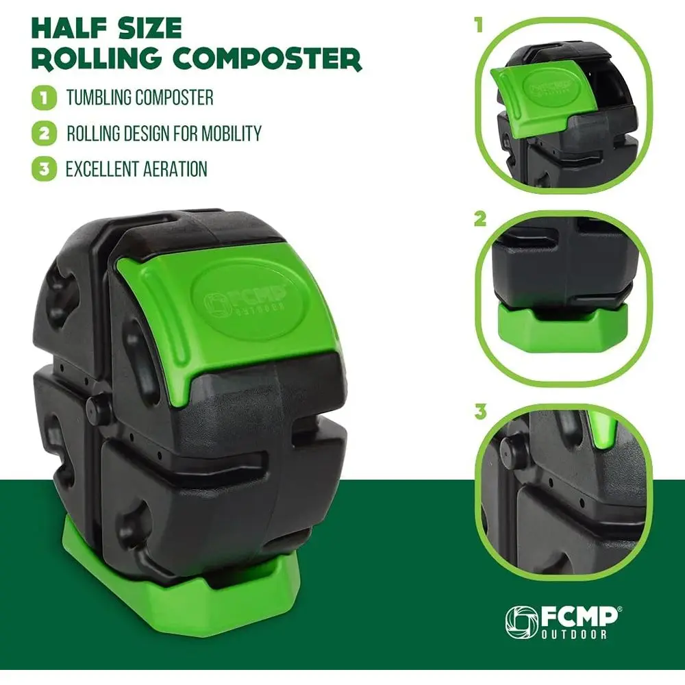 Compostador Giratorio de Una C - Compost Bin reseña y precio