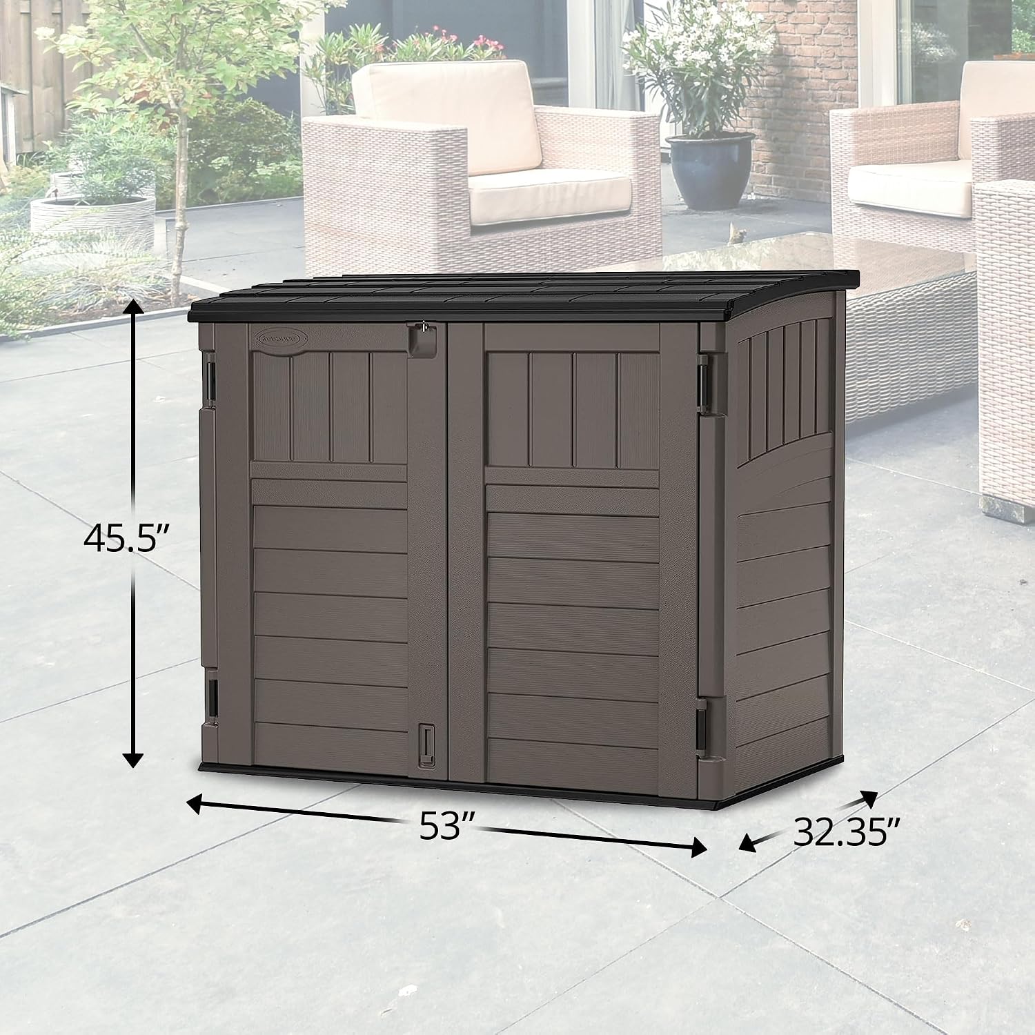 Caseta de almacenamiento exter - Gardening Tools Equipment reseña y precio