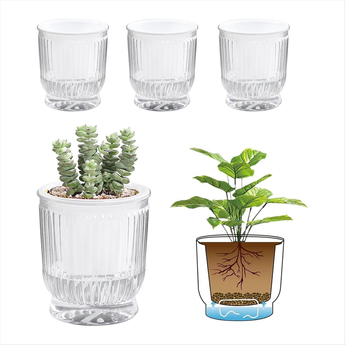 Macetas con Autorriego, Maceta - Self-Watering Planter reseña y precio