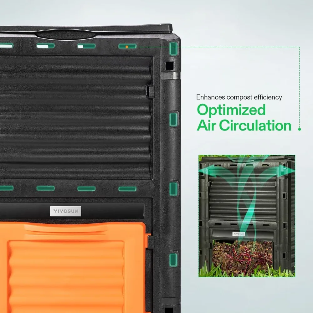 Contenedor de compostaje exter - Compost Bin reseña y precio