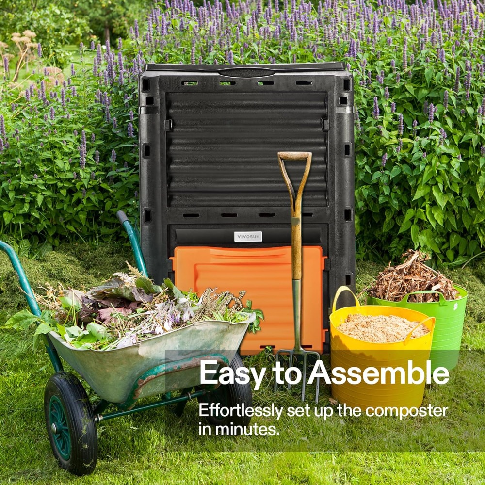 Contenedor de compostaje exter - Compost Bin reseña y precio