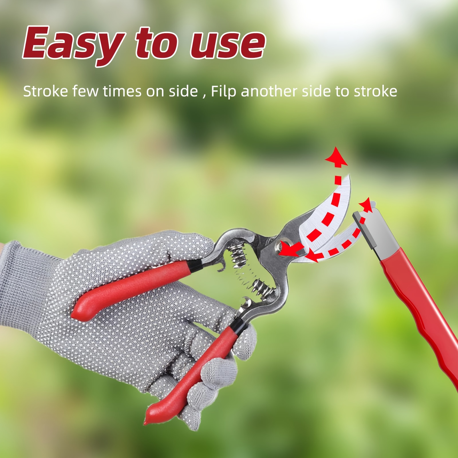 Afilador de tijeras de jardín, - Gardening Tools Must Haves reseña y precio
