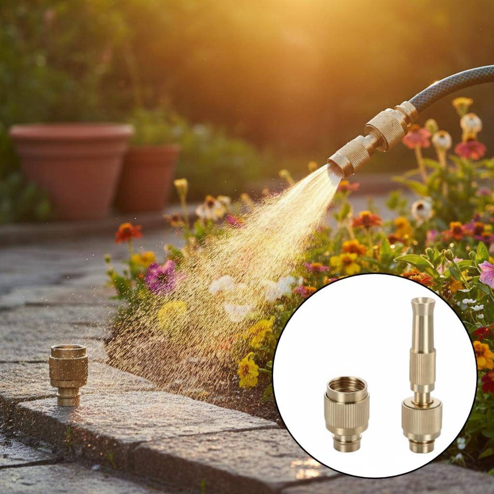 Conector Universal de Latón pa - Gardening Tools Equipment reseña y precio