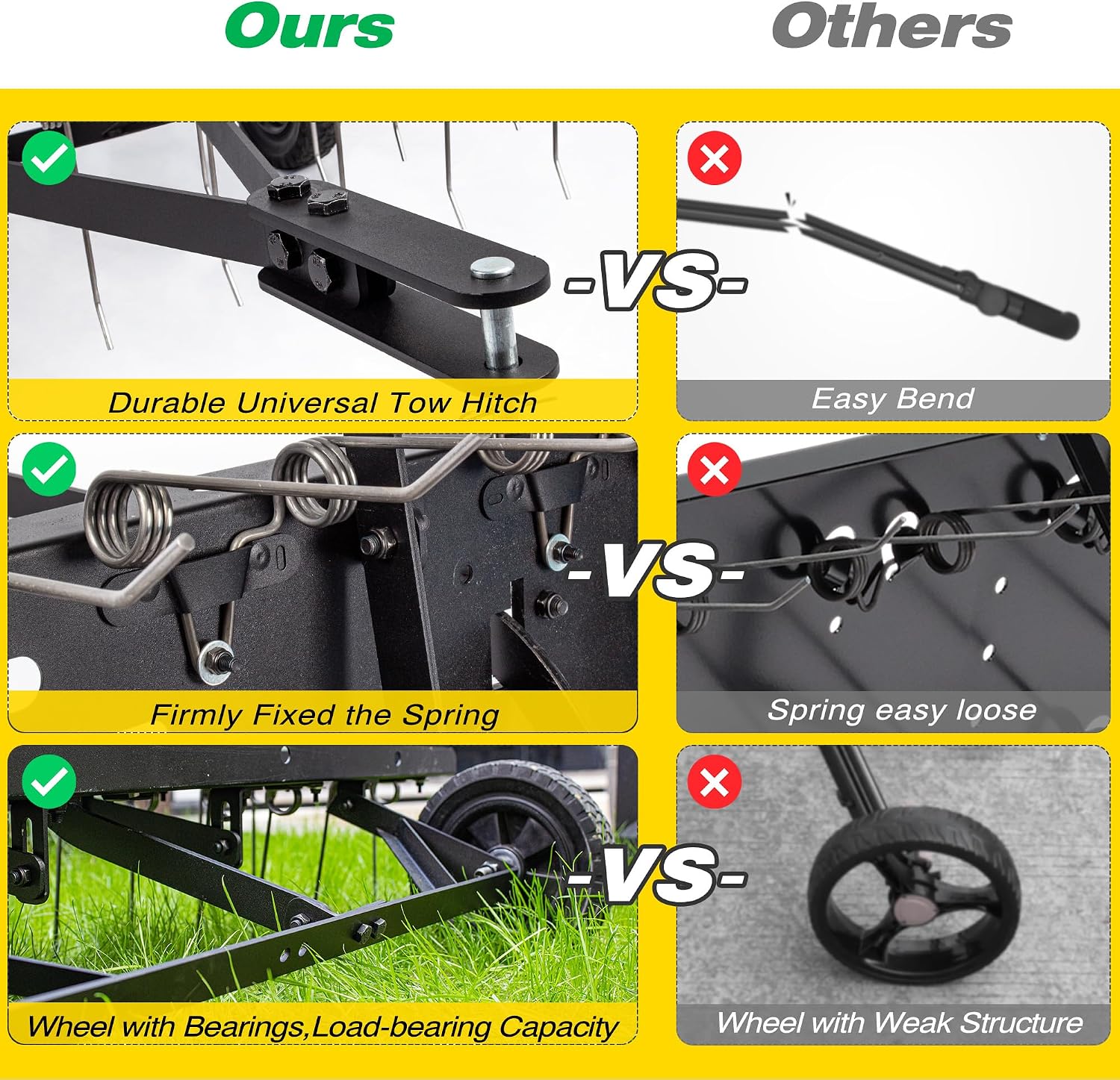 Rastrillo Desbrozador de Céspe - Gardening Tools Equipment reseña y precio