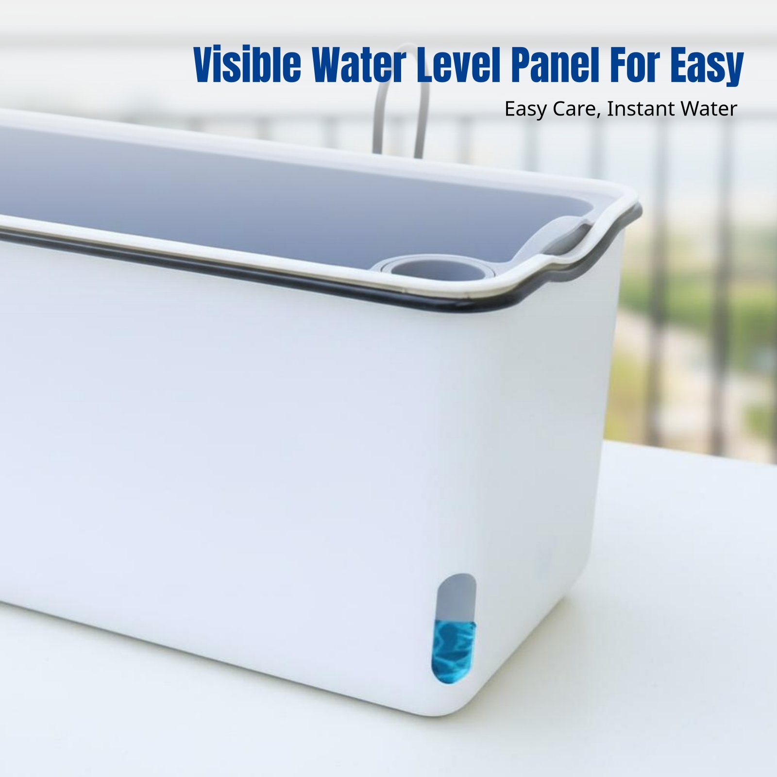 Maceta Colgante Rectangular pa - Self-Watering Planter reseña y precio