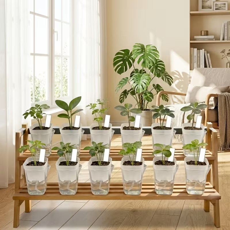 Paquete de 16/32 macetas autor - Self-Watering Planter reseña y precio