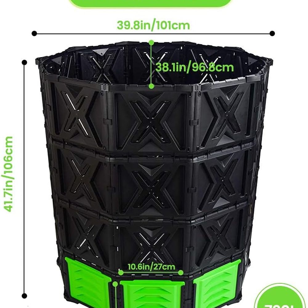 Contenedor de abono grande XXL - Compost Bin reseña y precio
