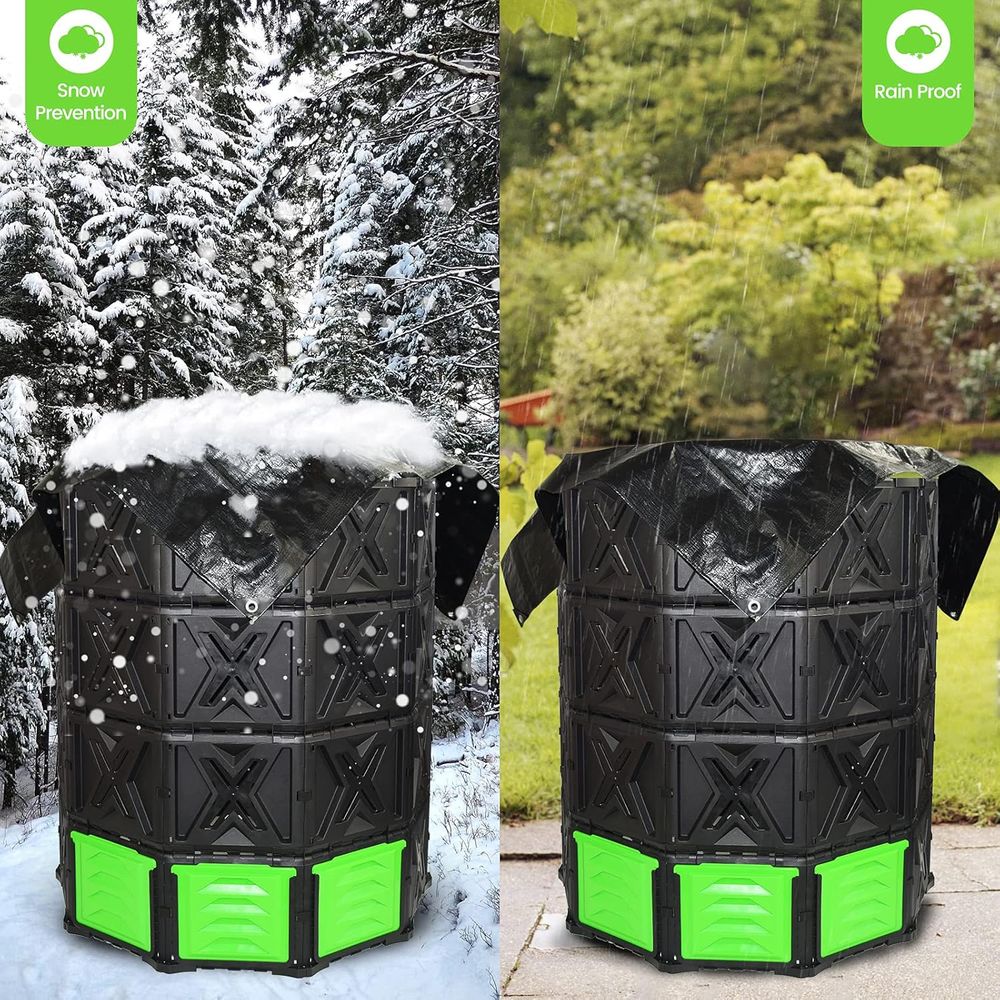 Contenedor de abono grande XXL - Compost Bin reseña y precio