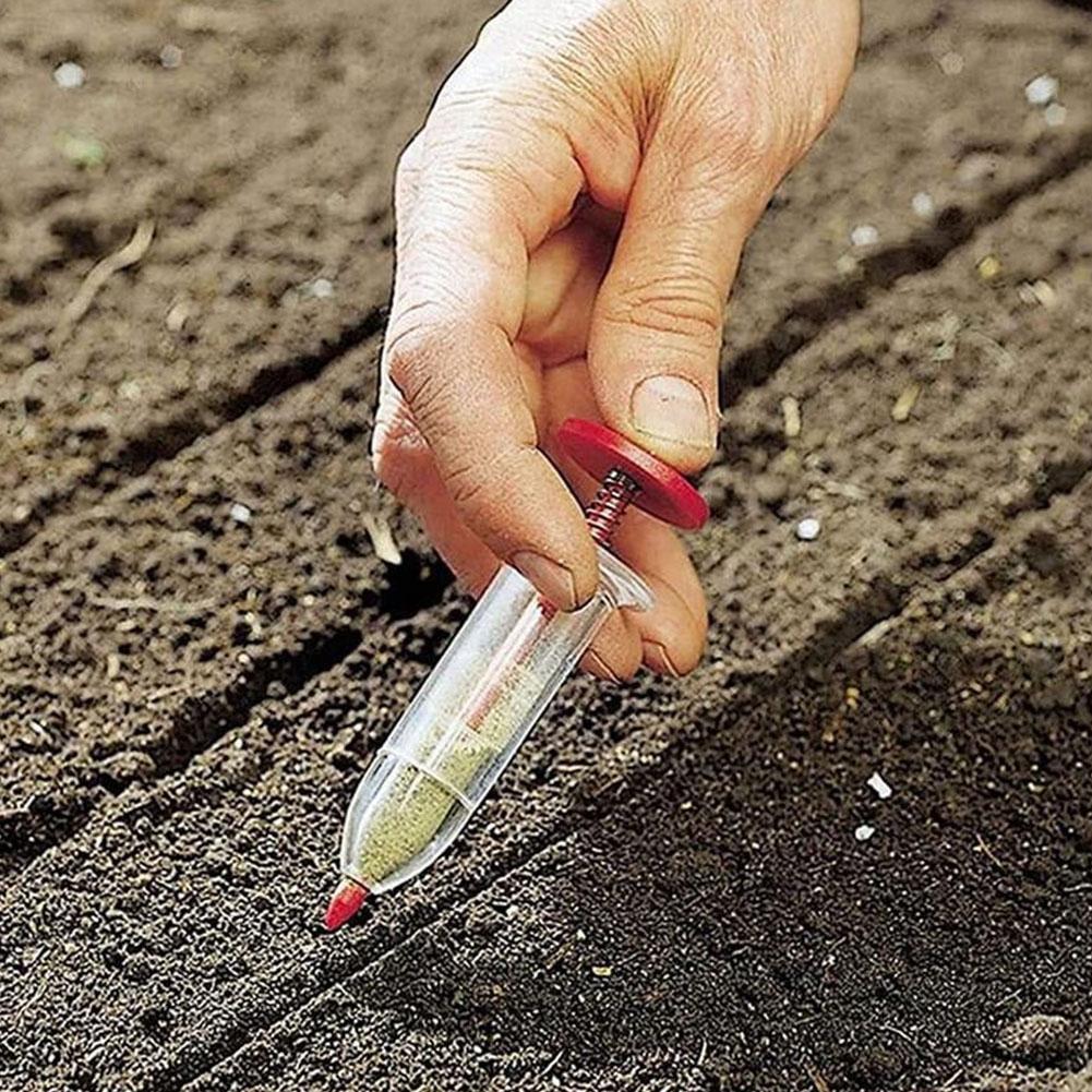 Dispensador de Semillas Manual - Gardening Tools Youtube reseña y precio