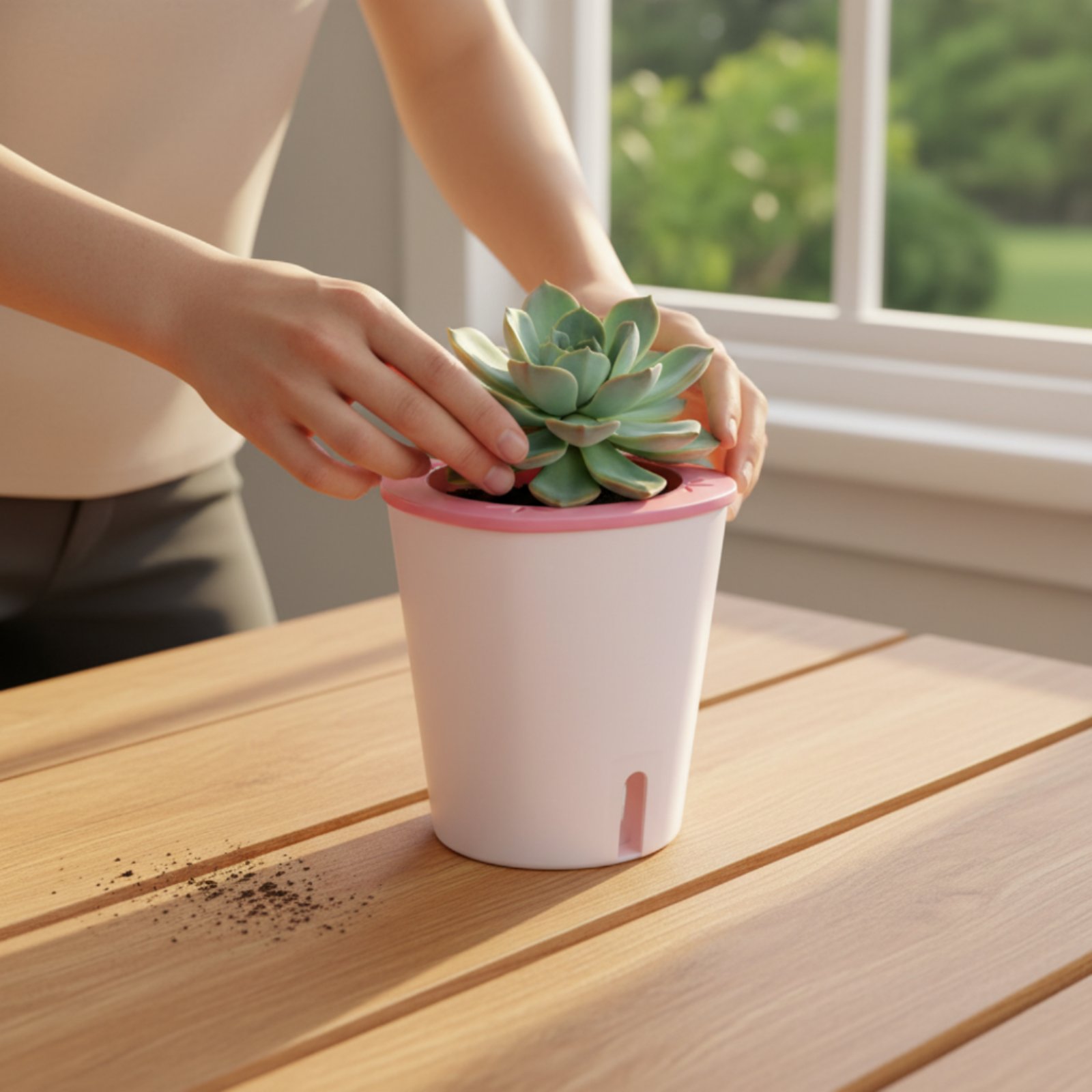 Maceta con Sistema de Autorrie - Self-Watering Planter reseña y precio