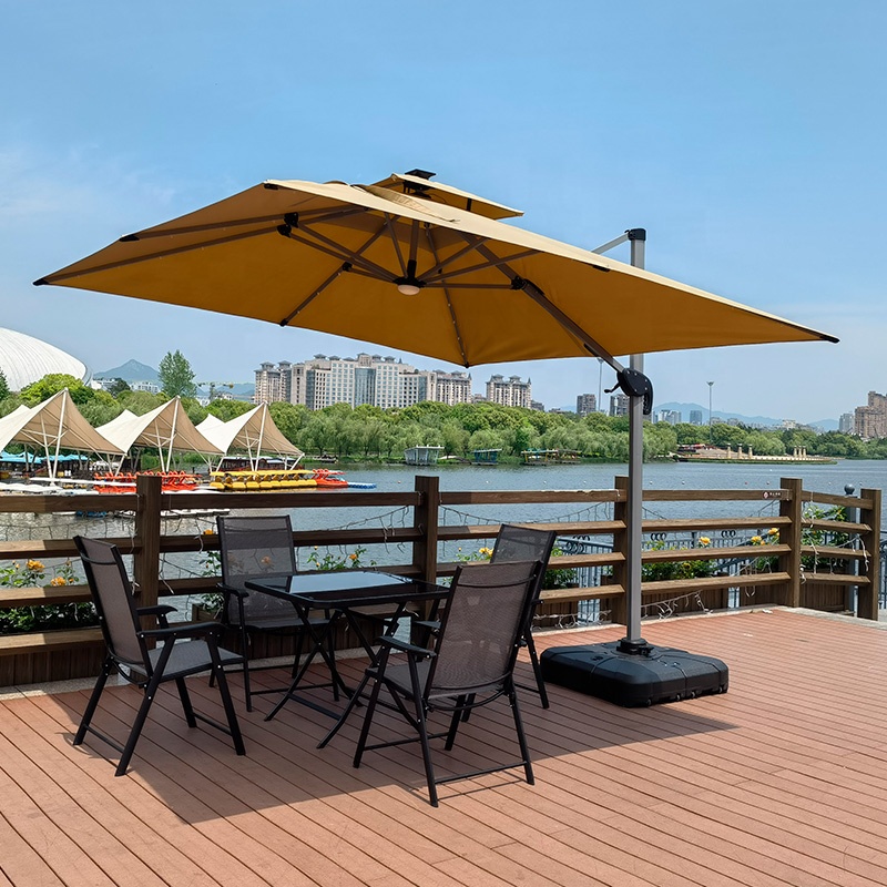 Sombrilla Cantilever Grande de - Gardening Tools Big reseña y precio