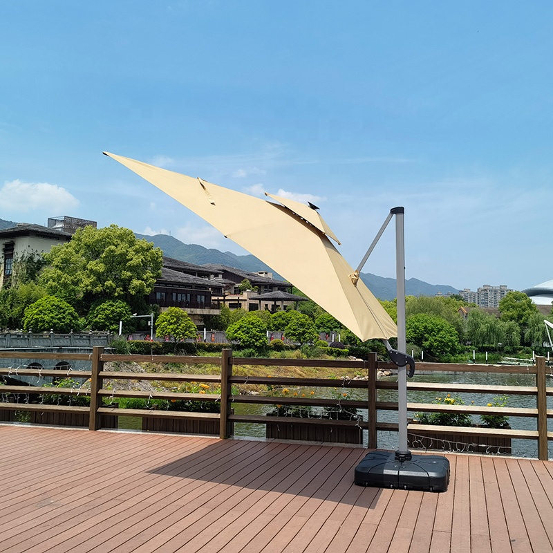 Sombrilla Cantilever Grande de - Gardening Tools Big reseña y precio